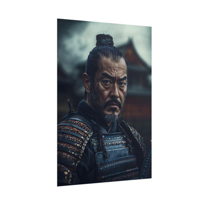 The Silent Guardian Japanese Wall Art Samurai Bodyguard Poster Print