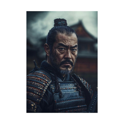 The Silent Guardian Japanese Wall Art Samurai Bodyguard Poster Print