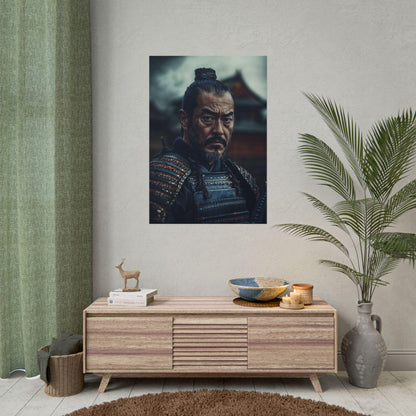 The Silent Guardian Japanese Wall Art Samurai Bodyguard Poster Print